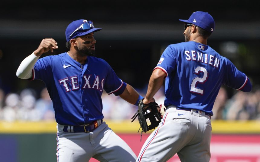 Semien, Dunning lift Rangers over Mariners, win series