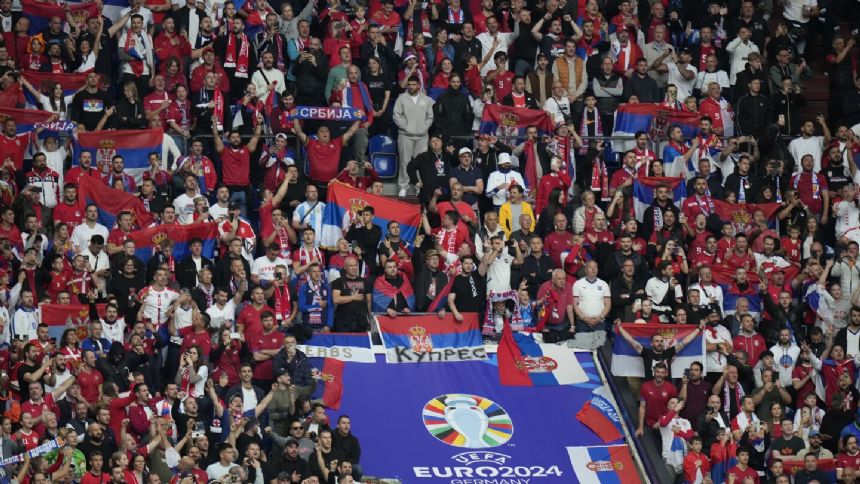 Serbia hit with UEFA charges and investigation for fan misconduct and discrimination at Euro 2024