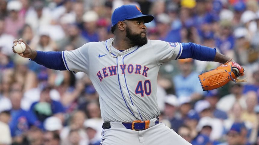 Severino throws 6 shutout innings and Mets top Cubs 5-2 after Diaz ejected before throwing a pitch