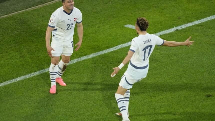 Shaqiri scores stunner in Switzerland's 1-1 draw with Scotland at Euro 2024