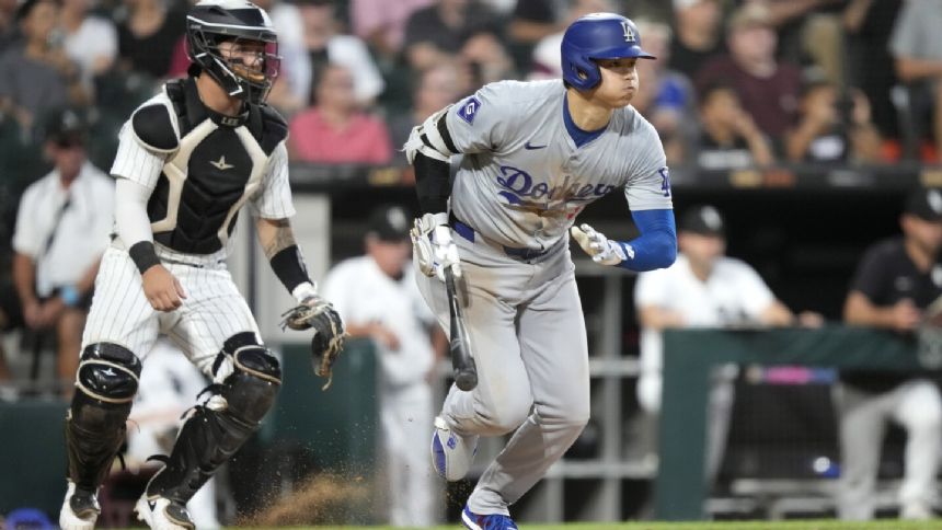 Shohei Ohtani hits NL-leading 24th homer as the Dodgers top the lowly White Sox 4-3