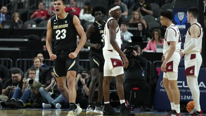 Simpson scores 16 points and Colorado defeats Washington State 58-52 in Pac-12 semifinals