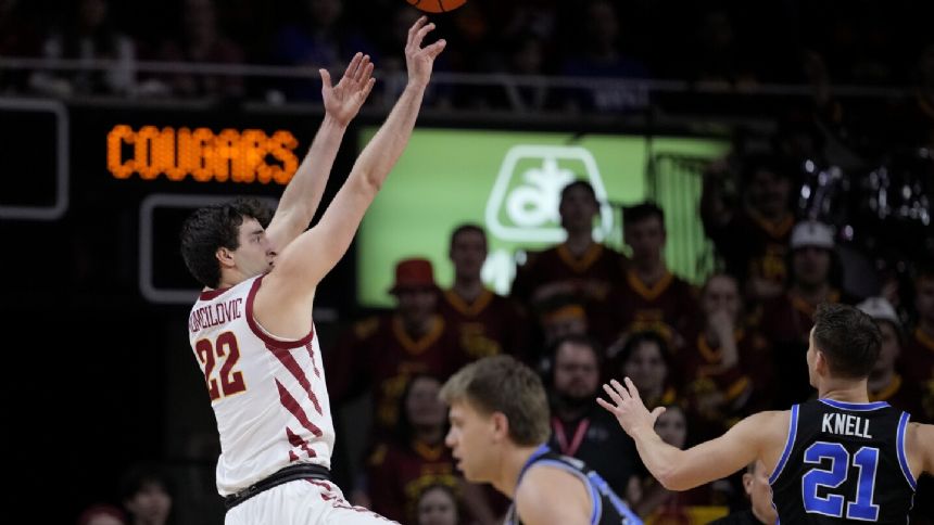 Sixth-ranked Iowa State escapes No. 20 BYU and finishes 18-0 at home