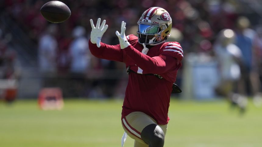 Slimmer Deebo Samuel impressing the 49ers at training camp with Brandon Aiyuk out