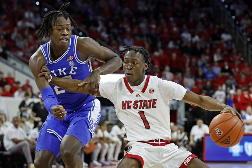 Smith, Joiner help NC State roll past No. 16 Duke 84-60