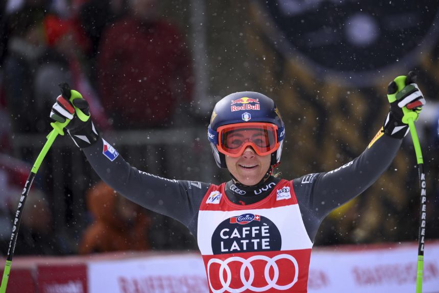 Sofia Goggia wins World Cup downhill, closes on season title