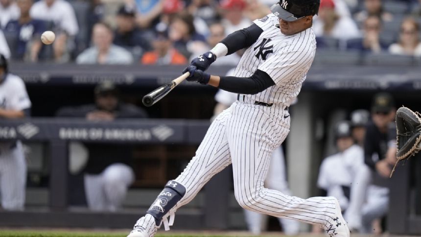Soto, Judge and Stanton give Yankees first teammates trio of season with double-digit homers