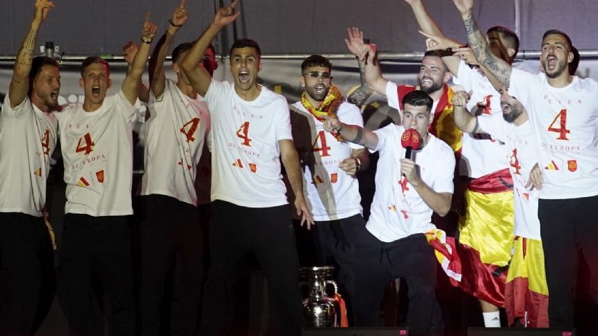 Spain players' Euro 2024 celebration song pushes Gibraltar soccer body to weigh complaint to UEFA