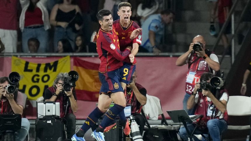 Spain Wins 25th Straight Qualifier At Home To Keep Scotland From   Spain Wins 25th Straight Qualifier At Home To Keep Scotland From Clinching Spot In Euro 2024 Thursday October 12 2023 