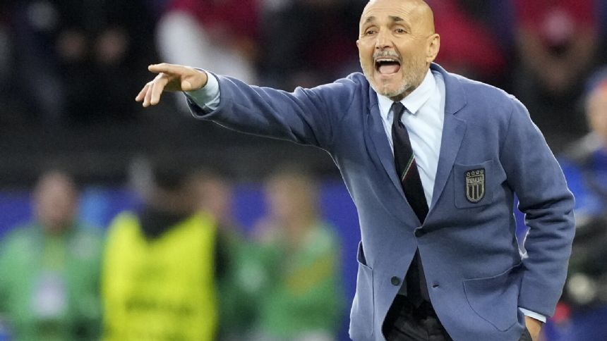 Spalletti: Italy prepared to 'scuff up beautiful suits' against Spain at Euro 2024