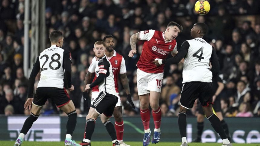 Spectacular goals help Spurs, Fulham to narrow FA Cup wins. Brentford draws with Wolves