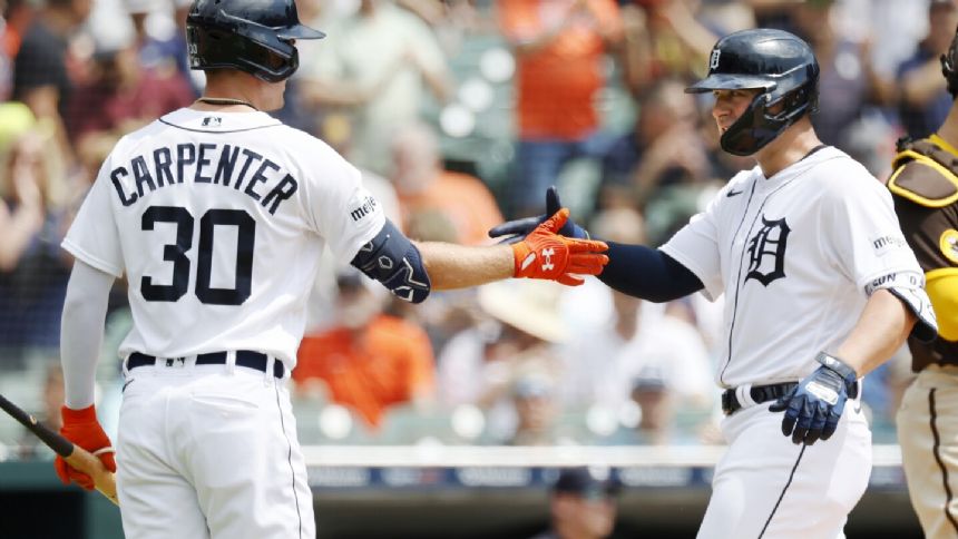 Spencer Torkelson homers as the Detroit Tigers beat the San Diego Padres 3-1