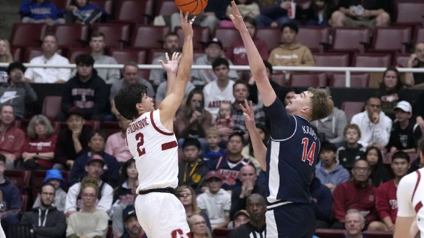 Stanford surprises fourth-ranked Arizona 100-82 in a Pac-12 matchup