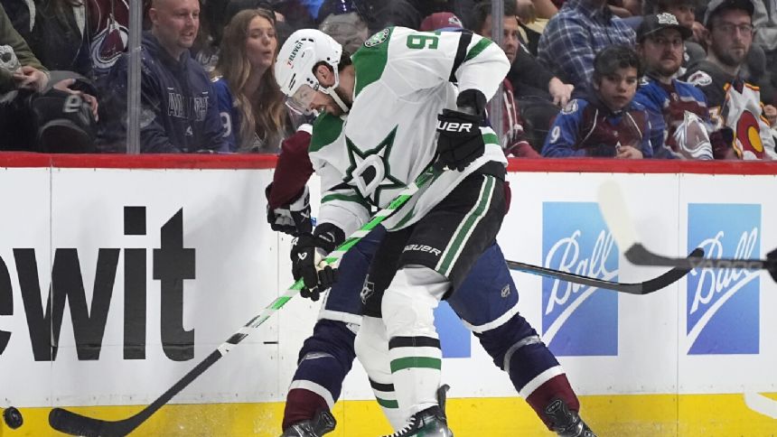 Stars score 3 power-play goals in 2nd period, hold on for 7-4 win over Avalanche