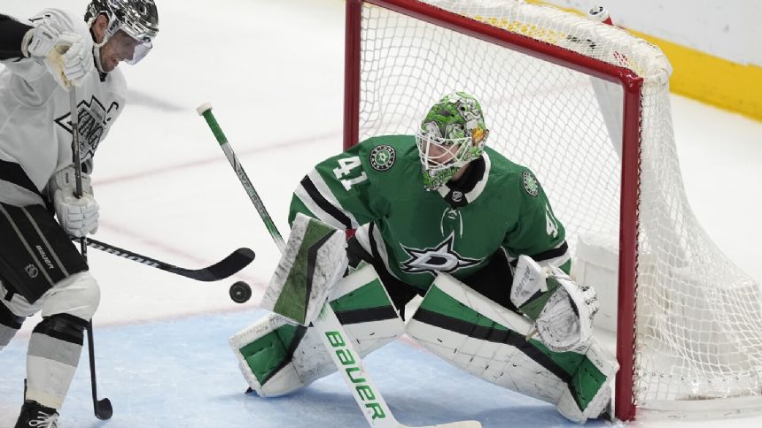 Stars' Wedgewood wins matchup of backup goalies in 4-1 victory over Kings