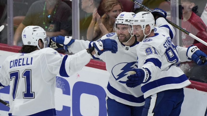 Steven Stamkos scores 2, Vasilevskiy has 47 saves as Lightning beat Panthers 5-3