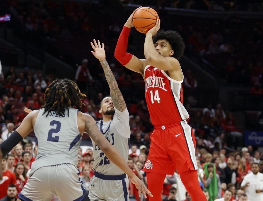 Sueing, Sensabaugh lead Ohio State past Robert Morris 91-53