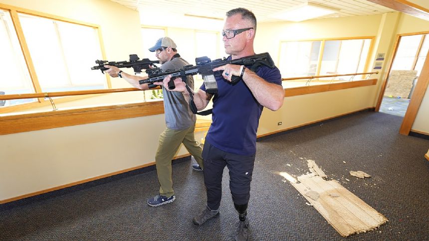 SWAT member who lost lower leg after being run over by fire truck at Nuggets parade stages comeback