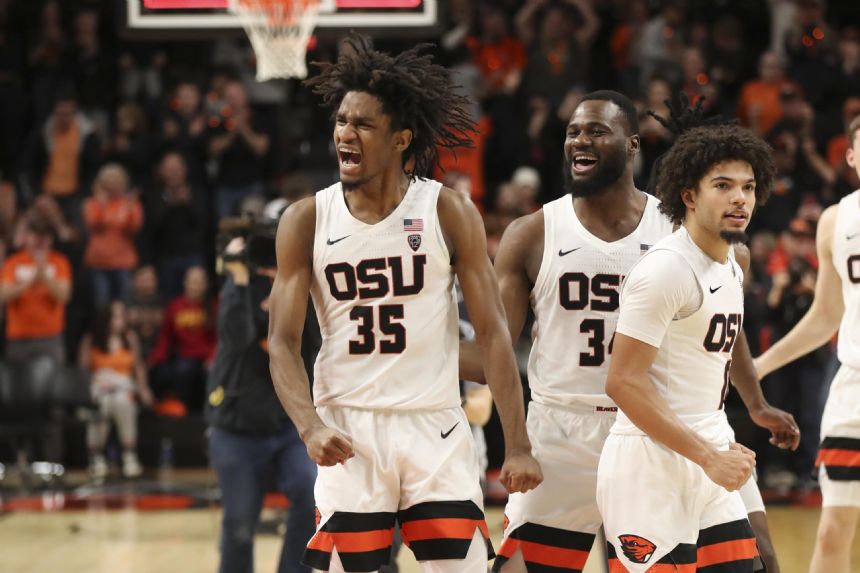 Taylor lifts Oregon State to 61-58 victory over USC