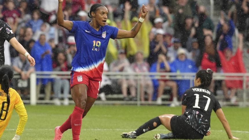 Teenager Lily Yohannes scores to help the US down South Korea 3-0 as the Olympics loom