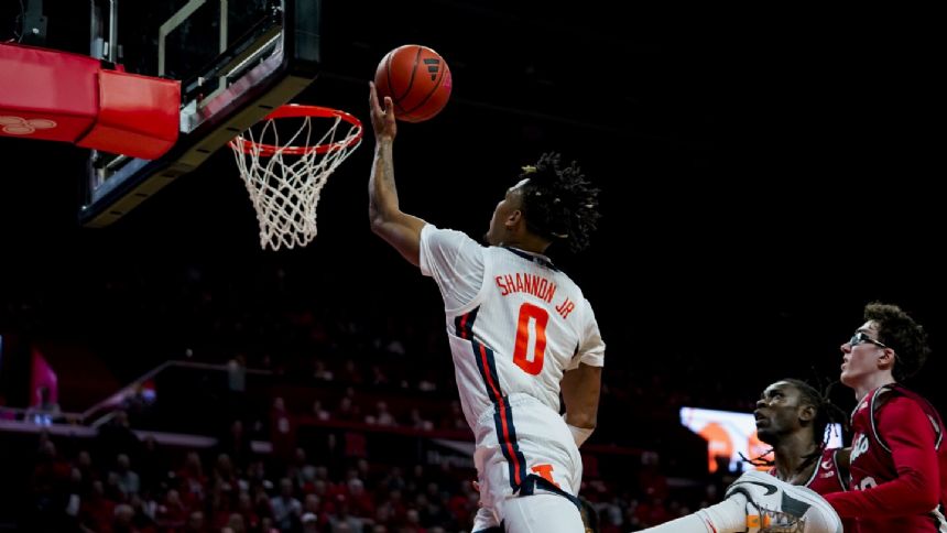 Terrence Shannon Jr. Has 23 Points, 10 Rebounds, No. 24 Illinois Beats ...