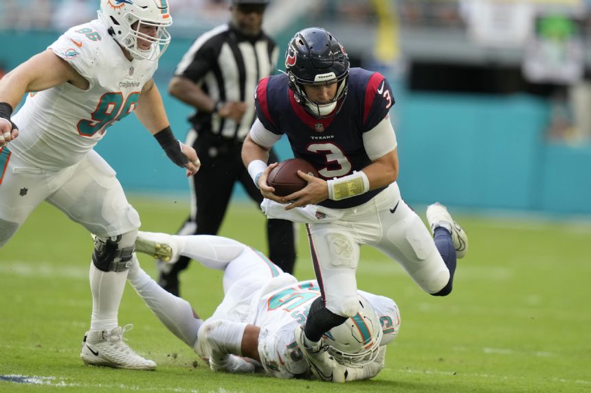 Texans sticking with Kyle Allen despite ugly loss to Miami