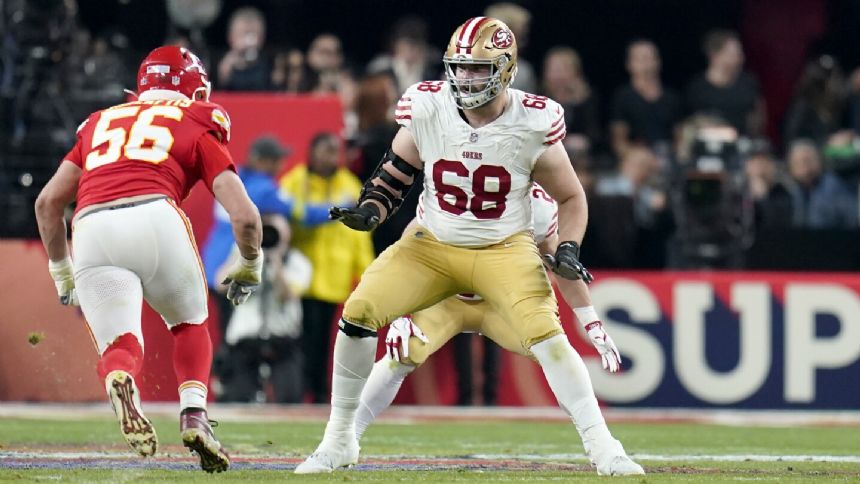 The 49ers sign right tackle Colton McKivitz to a 1-year extension