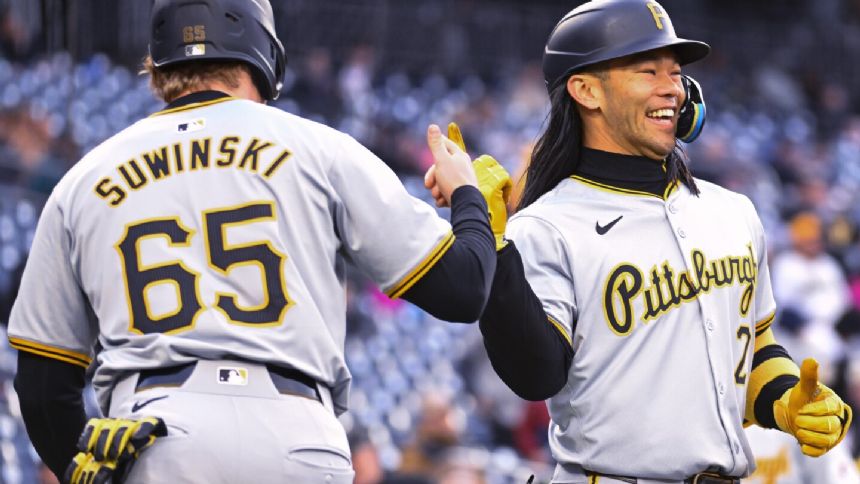 The Pirates use a 4-run first inning to beat the Nationals 7-4 and improve to 6-1