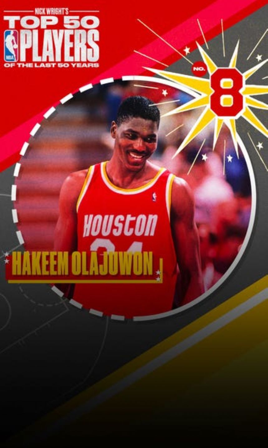 Top 50 NBA players from last 50 years: Hakeem Olajuwon ranks No. 8