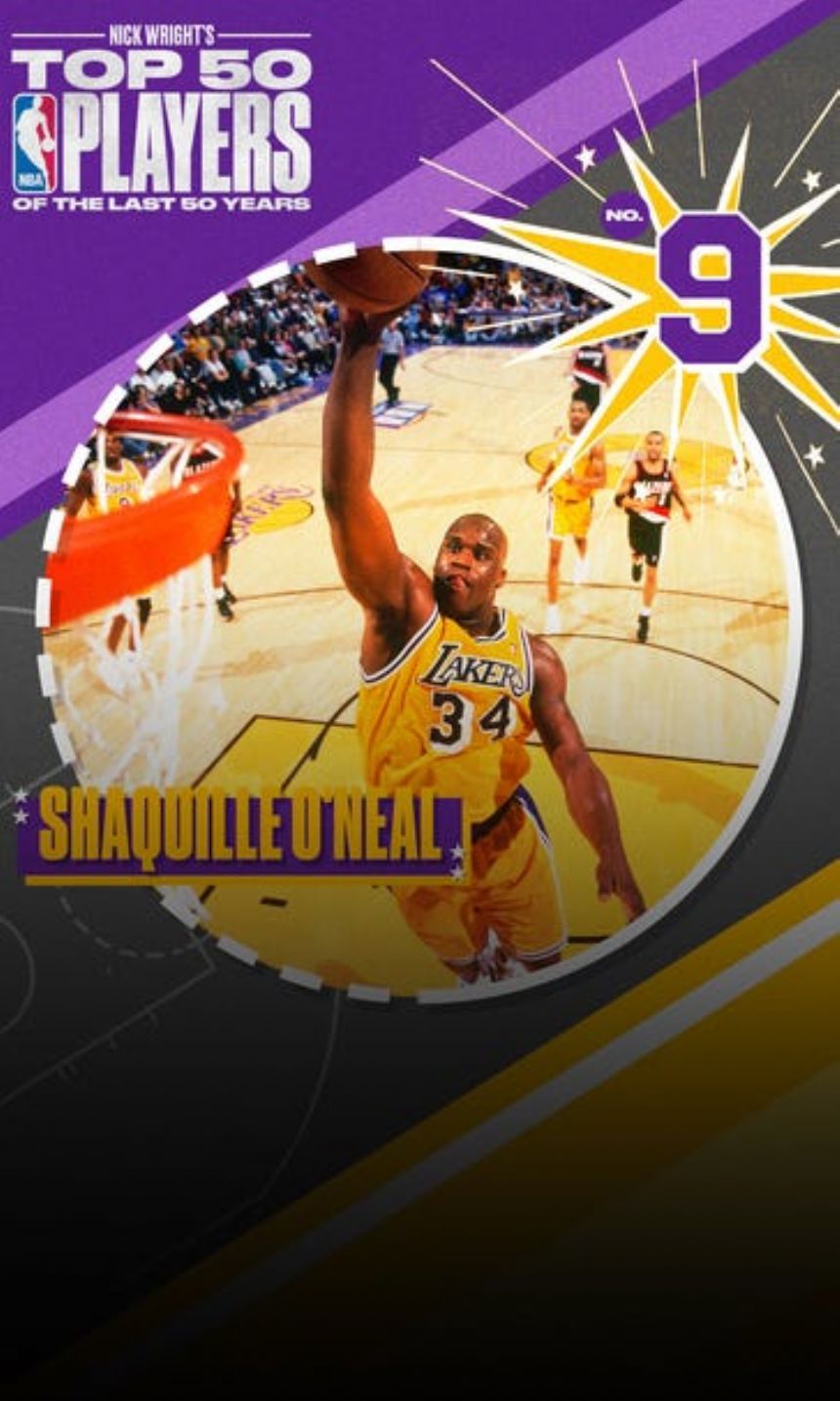 Top 50 NBA players from last 50 years: Shaquille O'Neal ranks No. 9