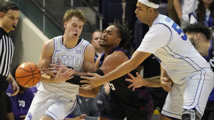 Traore scores 22, Knell adds 20 to help BYU erase 17-point deficit and beat TCU 87-75