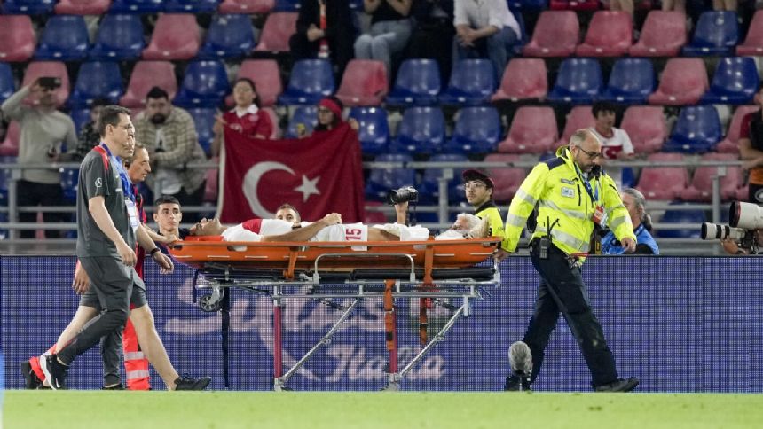 Turkey defender Ozan Kabak out of Euro 2024 after tearing knee ligament against Italy