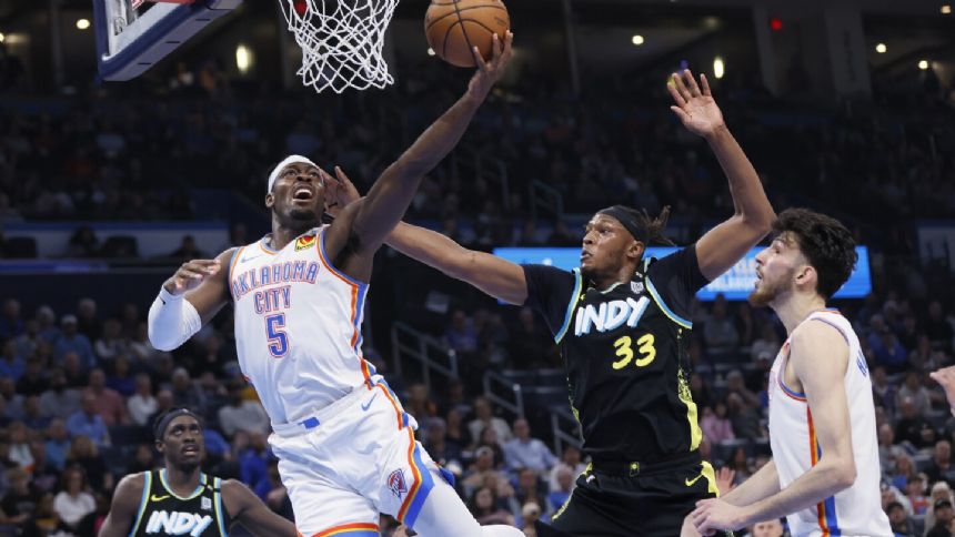 Turner scores 24, leads Pacers in 121-111 win over West-leading Thunder