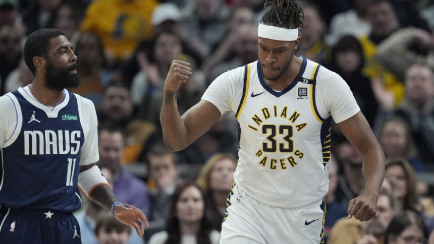 Turner scores season-high 33 points in Pacers' 133-111 win over Mavericks