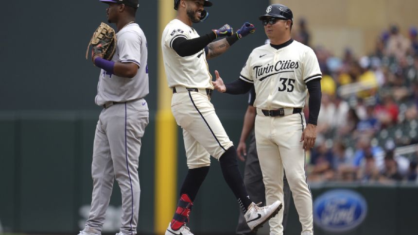 Twins clobber Rockies 17-9 with season-high 24 hits as Correa gets career-high 5 hits