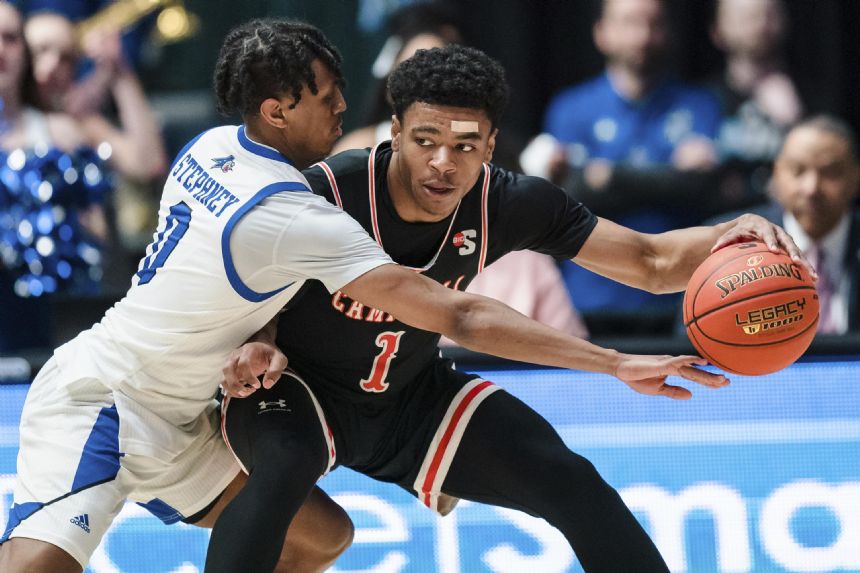 UNC Asheville rallies to beat Campbell 77-73 in title game