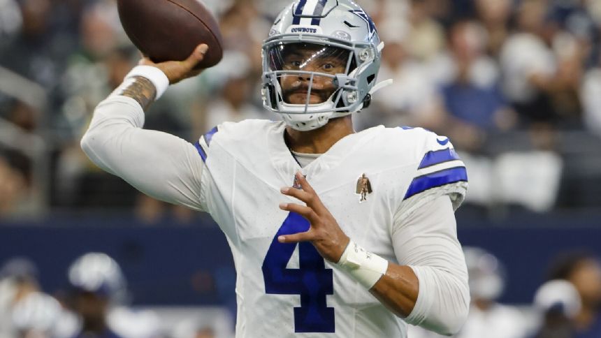 Undefeated Dallas Cowboys try to keep rolling against winless