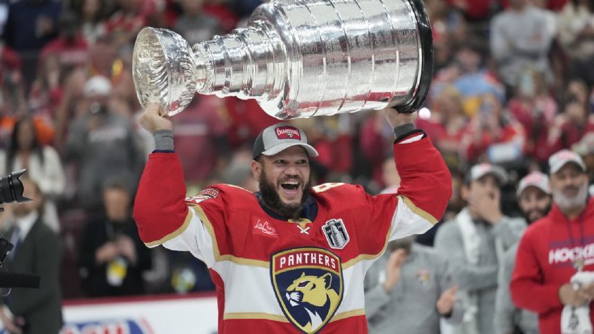 Veteran Kyle Okposo wins Stanley Cup with Panthers 18 years after being drafted