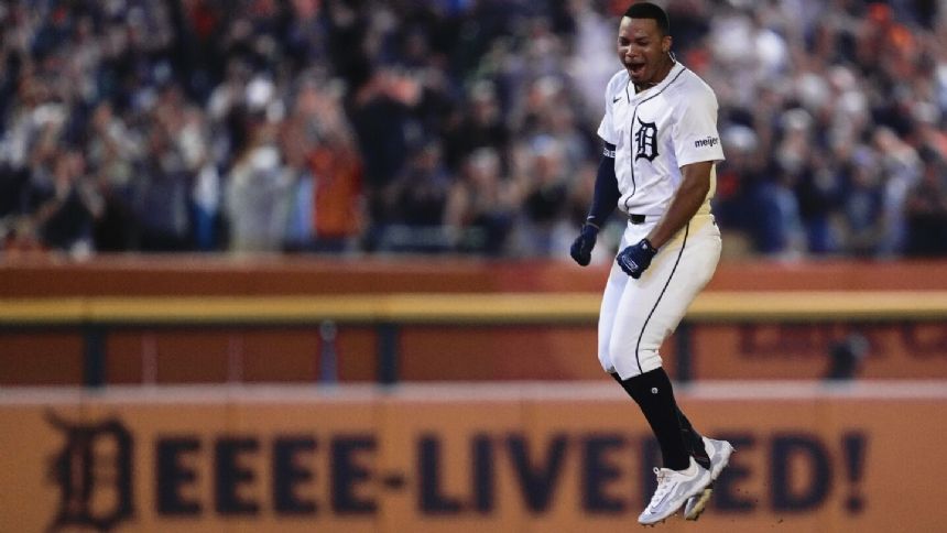 Wenceel Perez's two-out single in the 11th lifts Tigers to improbable 6-5 win over Royals