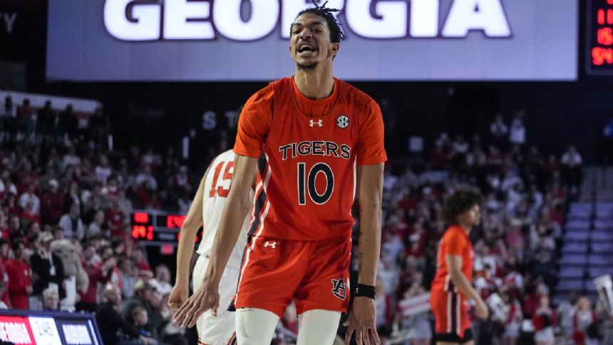 With a heavy heart, Baker-Mazara scores career-high and leads No. 14 Auburn over Georgia 97-76