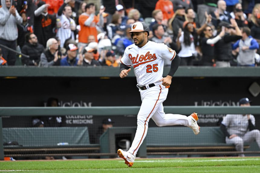 With bat and glove, Urias leads Orioles over Yankees 7-6