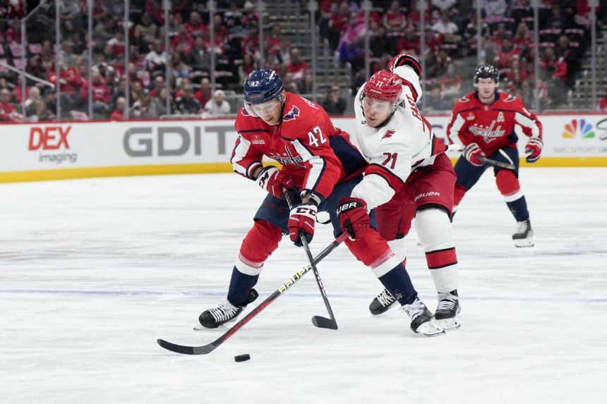 With Ovechkin out, Hurricanes defeat Capitals 3-2