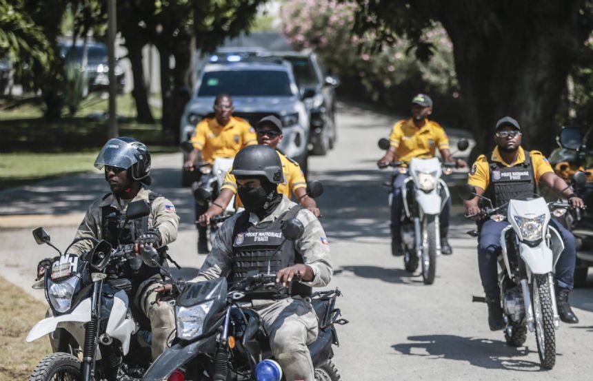 Women's World Cup trophy gets quick, guarded visit in Haiti