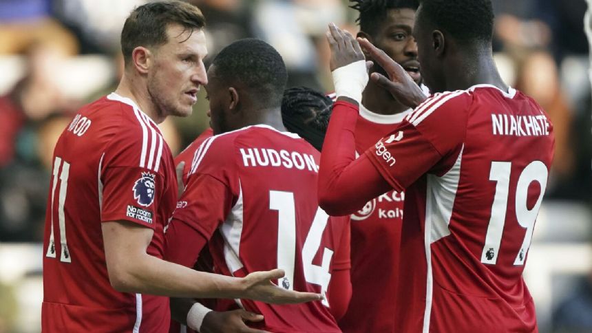 Wood haunts former team with hat trick as Nottingham Forest beats Newcastle 3-1