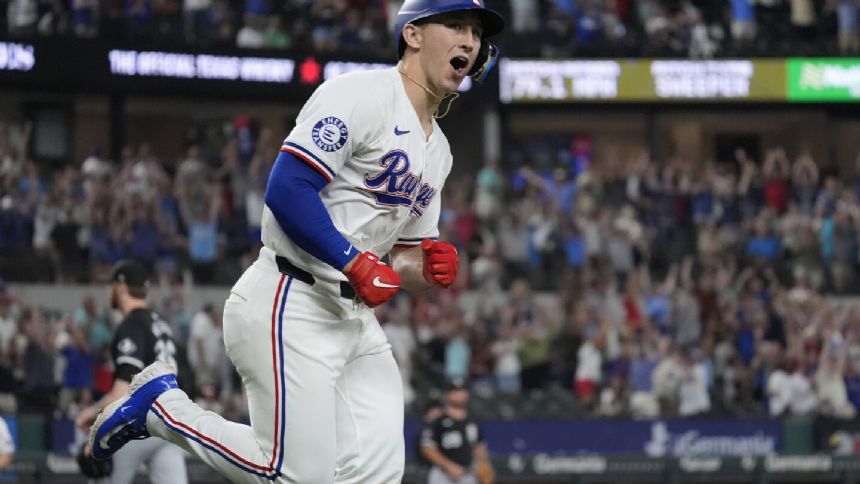 Wyatt Langford hits game-ending single for Rangers in 4-3 win over White Sox in 10 innings