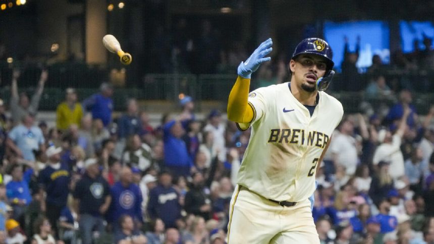 Yelich, Perkins and Adames homer as Brewers come to life against Cubs, Imanaga in 10-6 win