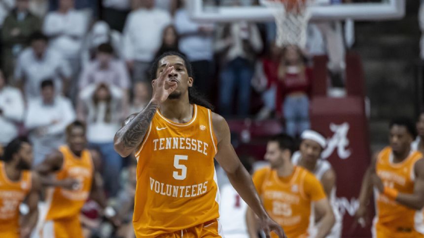 Zeigler, No. 4 Tennessee close huge week with 81-74 win at No. 14 Alabama