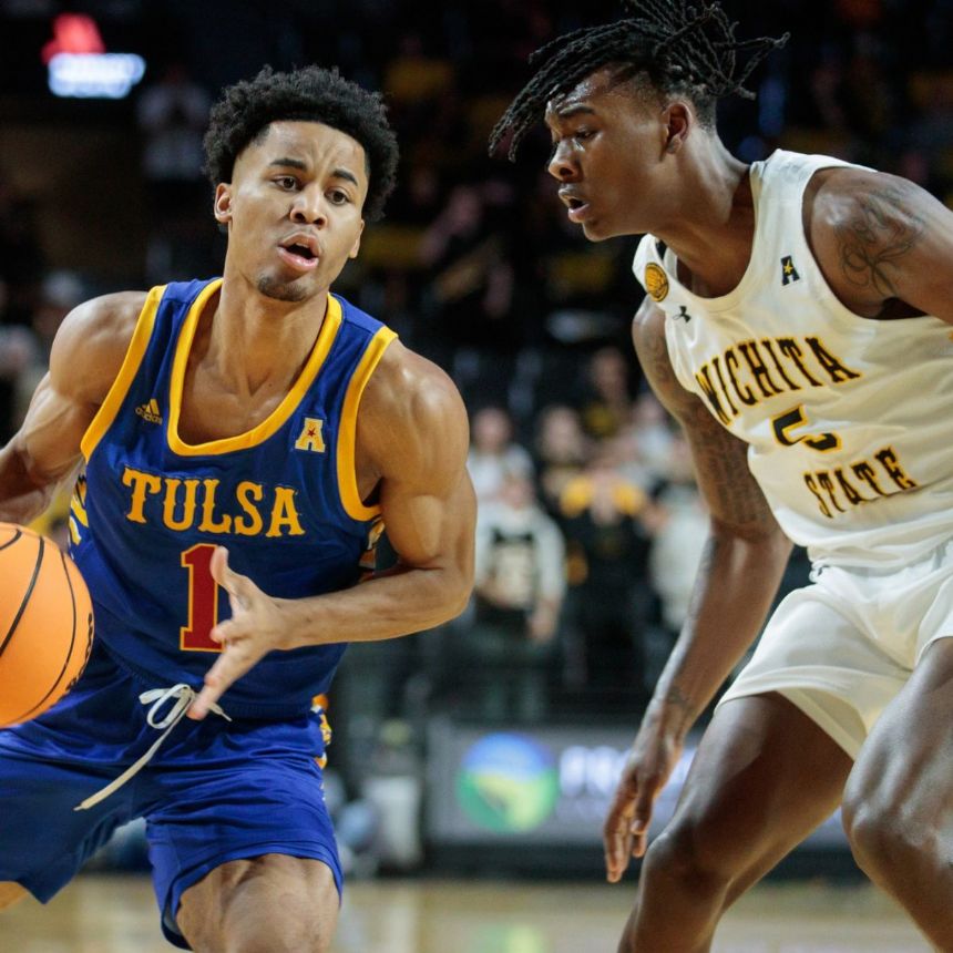 Wichita State vs. Tulsa Betting Odds, Free Picks, and Predictions - 7:00 PM ET (Wed, Jan 31, 2024)