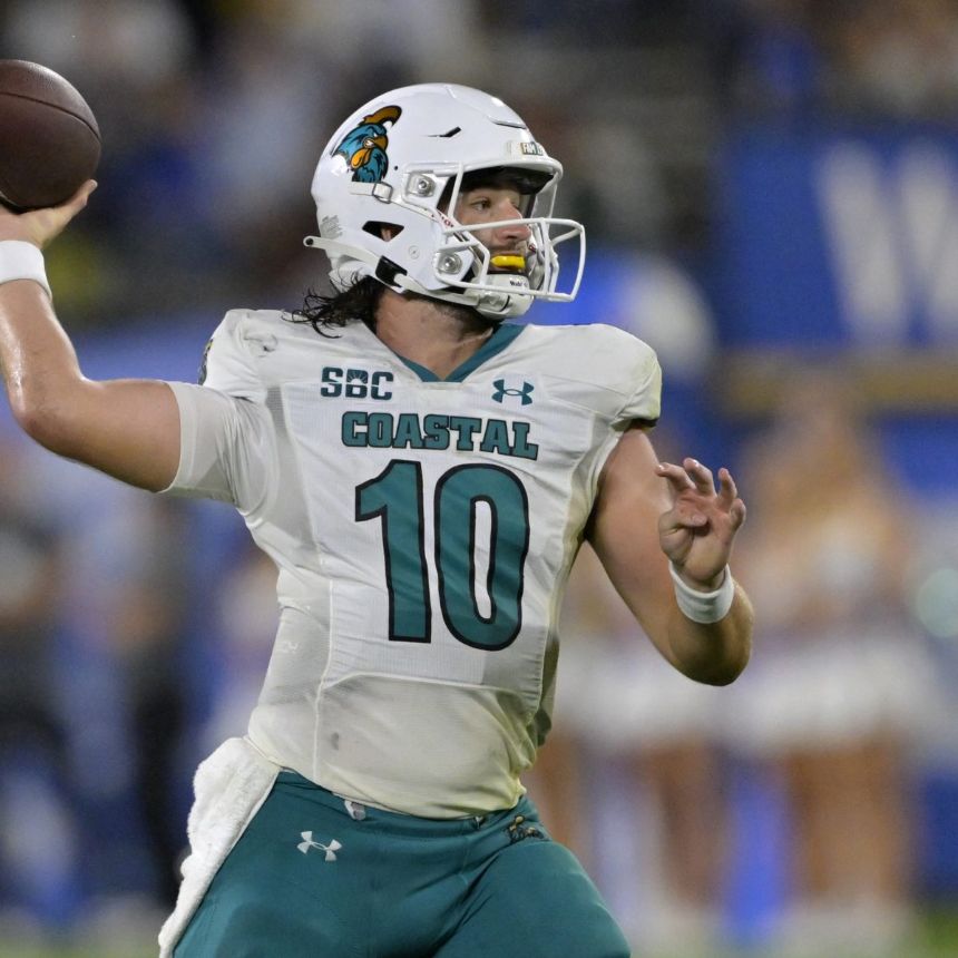 Coastal Carolina vs. Jacksonville State Betting Odds, Free Picks, and Predictions - 8:00 PM ET (Thu, Aug 29, 2024)