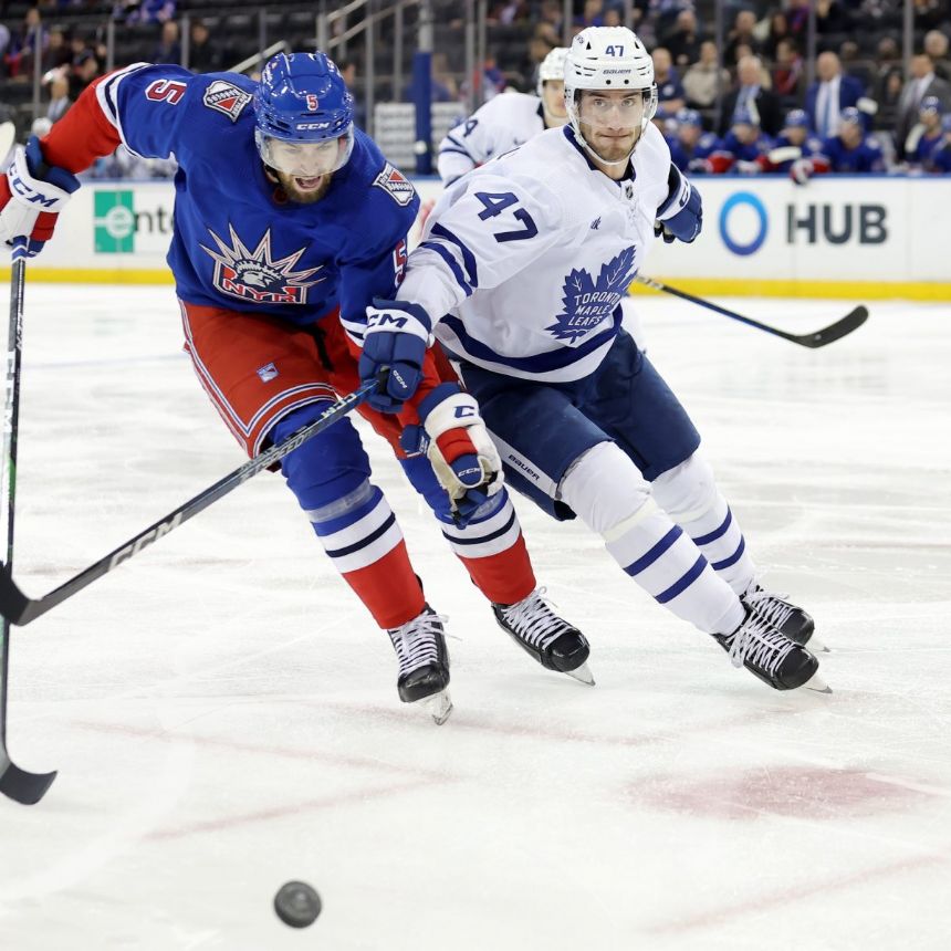 Maple Leafs vs. Rangers Betting Odds, Free Picks, and Predictions 7